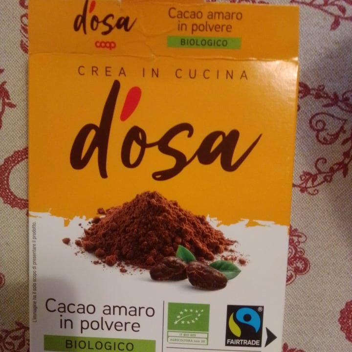 photo of D’osa Coop Cacao Amaro in Polvere Biologico shared by @robertaboschi on  01 May 2024 - review