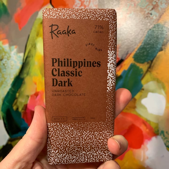 photo of Raaka Philippines Classic Dark, 71% shared by @stargazer00742 on  19 Dec 2023 - review