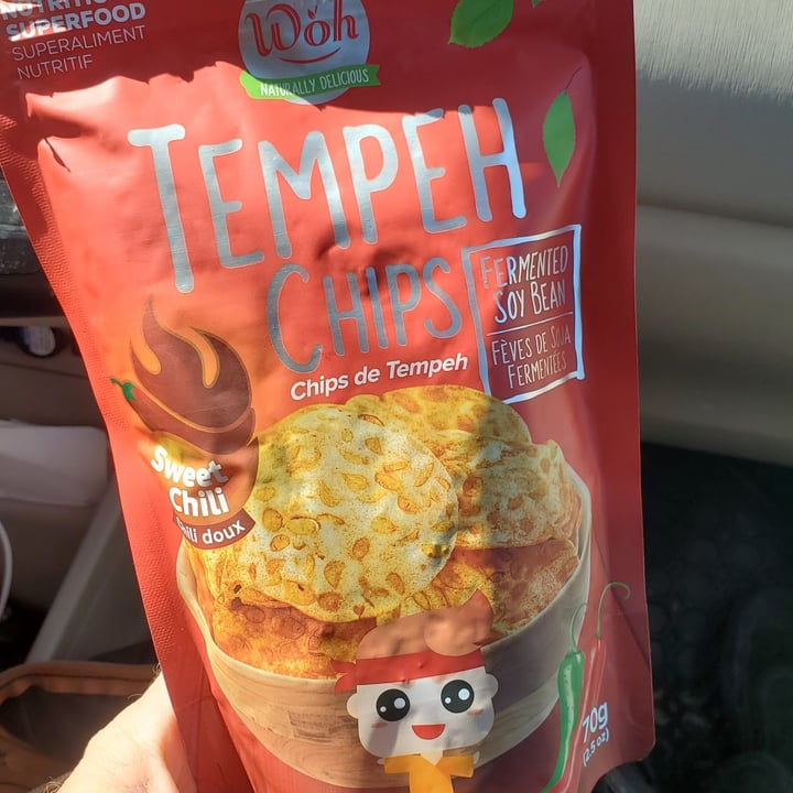 photo of WOH sweet chili tempeh chips shared by @courage-and-a-brick on  18 Sep 2025 - review
