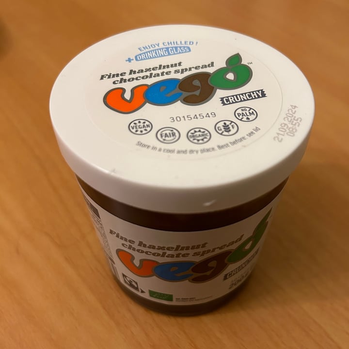 photo of Vego Fine Hazelnut Chocolate Spread Crunchy  shared by @vegellious on  12 May 2024 - review