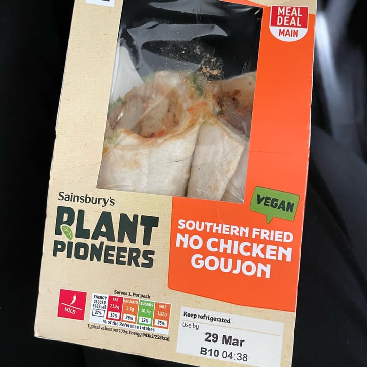 photo of Plant Pioneers Southern Fried No Chicken Goujon Wrap shared by @hayley83 on  27 Mar 2024 - review