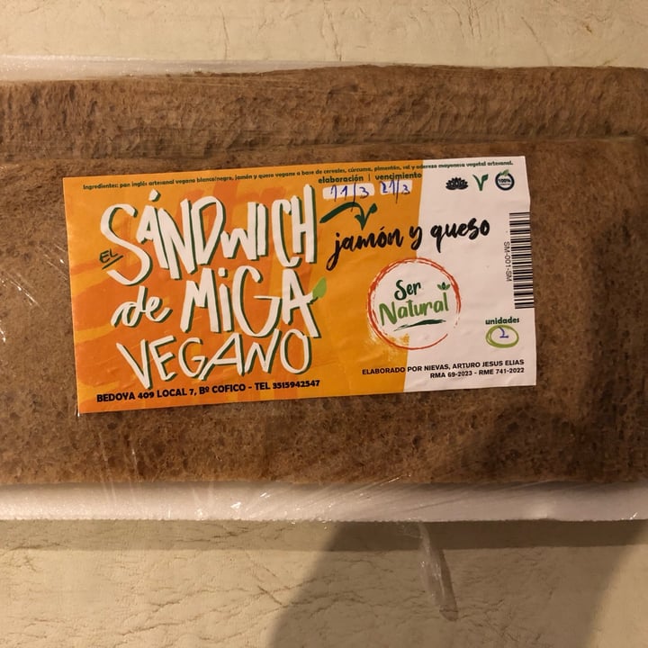 photo of Ser Natural Sándwich De Miga De Jamón Y Queso shared by @andre70 on  13 Mar 2024 - review