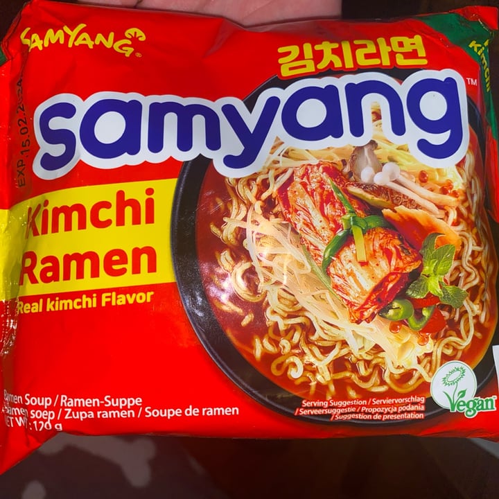 photo of Samyang Foods Kimchi Ramen shared by @natiiebouzie on  25 Oct 2023 - review