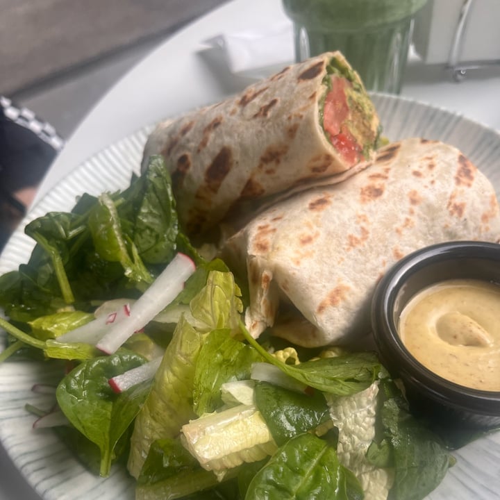 photo of Nuba Cafe Downtown wrap shared by @coradvil on  26 May 2024 - review