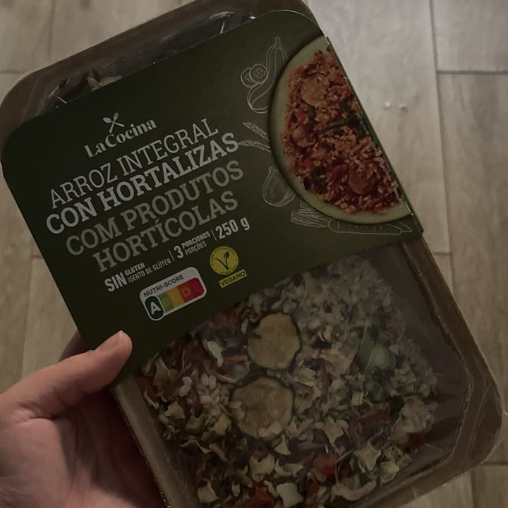 photo of La Cocina de Aldi Arroz Integral Con Hortalizas shared by @bego18 on  24 Mar 2025 - review