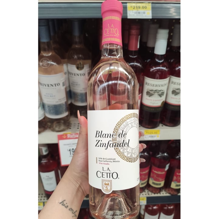 photo of L.A.Cetto Blanco De Zinfandel shared by @viridianarromero on  16 Mar 2024 - review