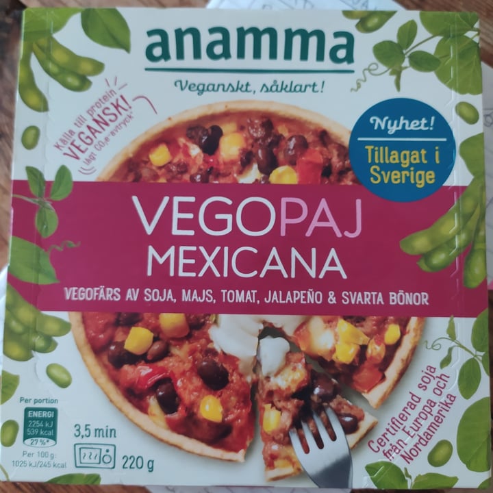 photo of anamma Vegopaj Mexicana shared by @sisvegan on  12 Oct 2023 - review