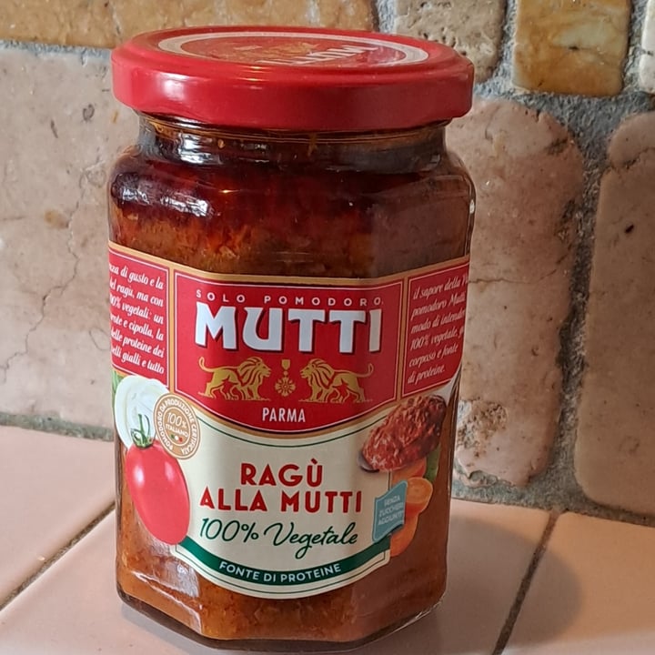photo of Mutti Ragú Alla Mutti 100%Vegetale shared by @animalsright on  09 May 2024 - review