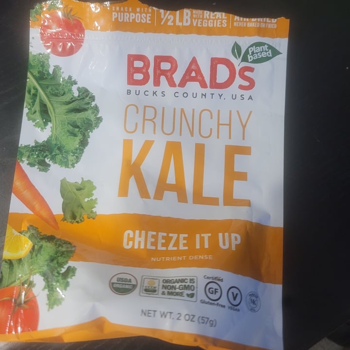 photo of Brad’s Plant Based Crunchy Kale: Cheeze It Up shared by @pink417 on  24 Dec 2023 - review