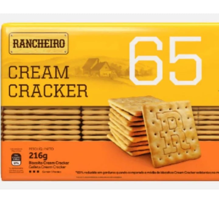 photo of Rancheiro Biscoito Cream Cracker Rancheiro Vegano shared by @niffernunes on  28 Jan 2024 - review