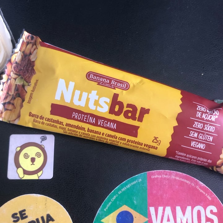 photo of Banana Brasil Nutsbar (Proteína Vegana) shared by @passos on  25 Apr 2024 - review