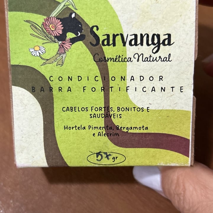 photo of Sarvanga Condicionador barra fortificante shared by @rosaloureiro on  24 Jun 2025 - review
