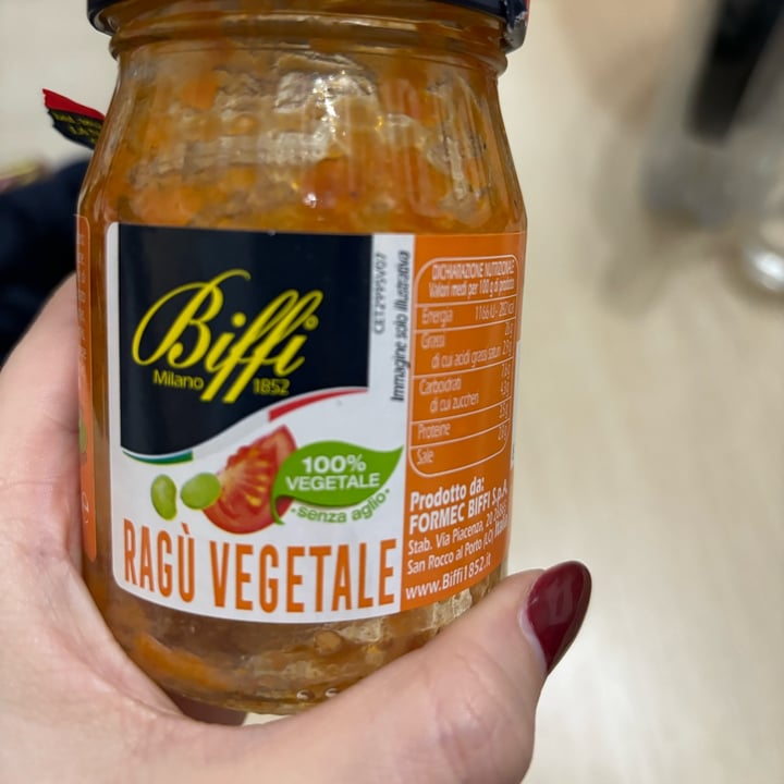 photo of Biffi che sugo ragu vegetale shared by @cinziasocini on  24 Mar 2024 - review