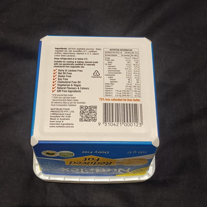 photo of Nuttelex Nuttelex Reduced Fat shared by @tardisco on  12 May 2024 - review