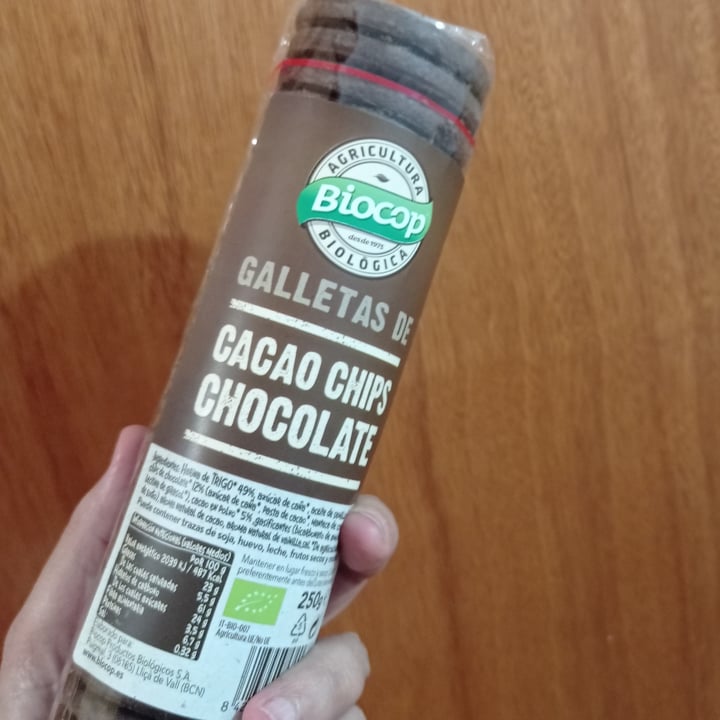 photo of Biocop Galletas de chips de cacao shared by @luismas on  19 Mar 2024 - review