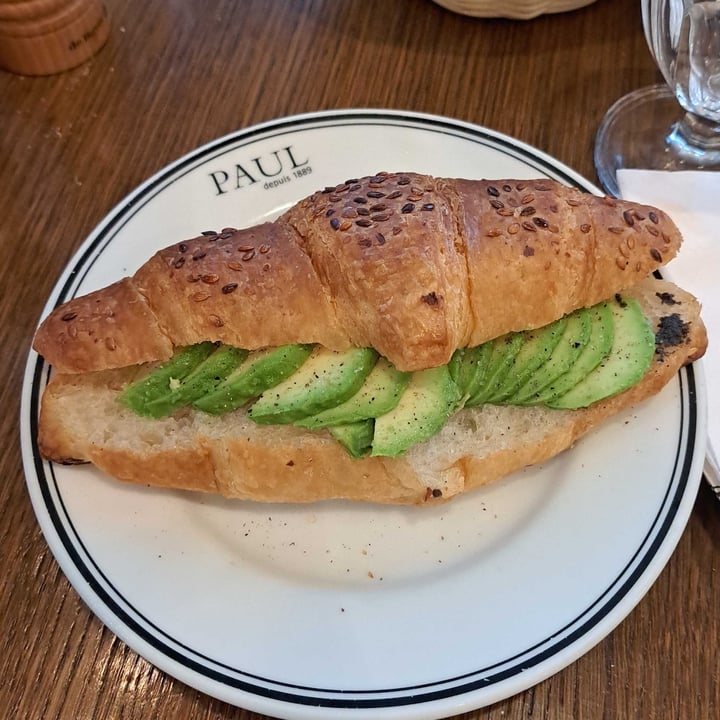 photo of PAUL Bakery & Restaurant - Villaggio Mall Vegan Avocado Croissant shared by @matthewmkr on  01 Jan 2024 - review