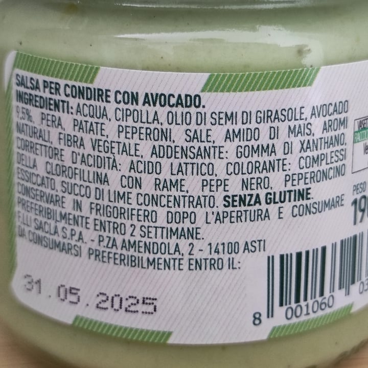 photo of Sacla Guacamole avocado shared by @vegvegvegveg on  04 Jun 2024 - review