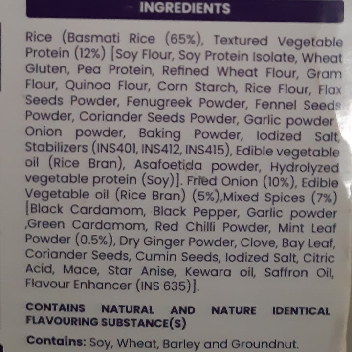 photo of Good Dot vegan biryani shared by @henroosterlover83 on  03 Jul 2024 - review
