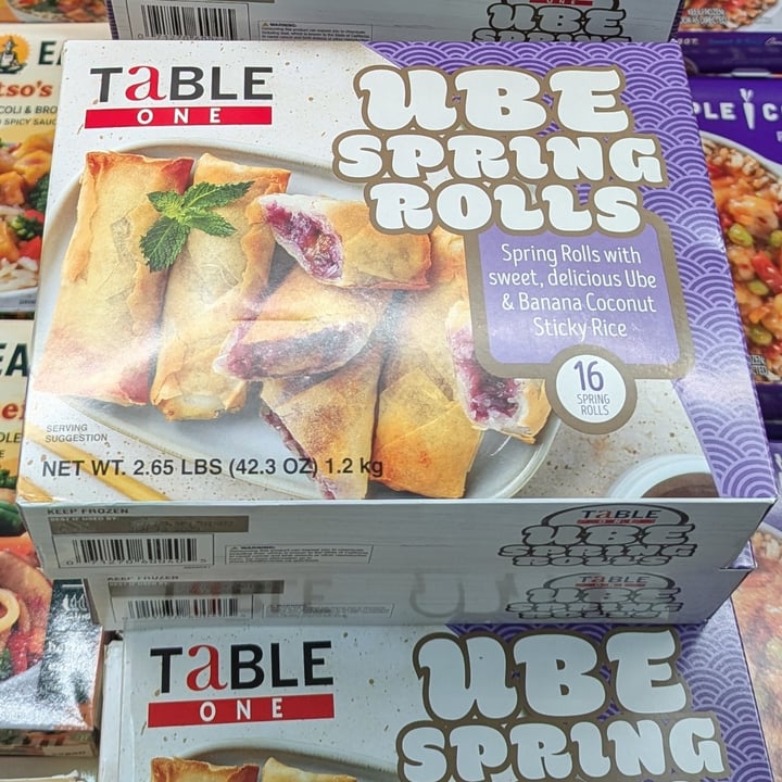photo of Table one Ube Spring Rolls shared by @catalina94530 on  21 Feb 2025 - review