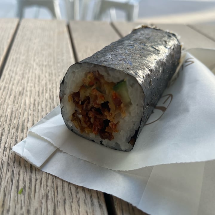 photo of Sushi Bell Vegie Tempura Roll shared by @veganadam on  26 Sep 2025 - review