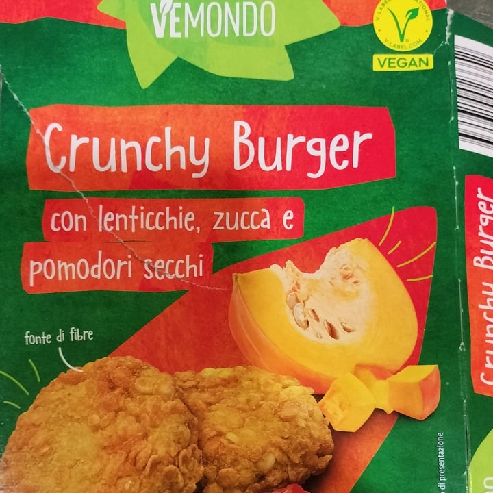 photo of Vemondo crunchy burger con lenticchie zucca e pomodori secchi shared by @arianna93 on  02 Oct 2025 - review