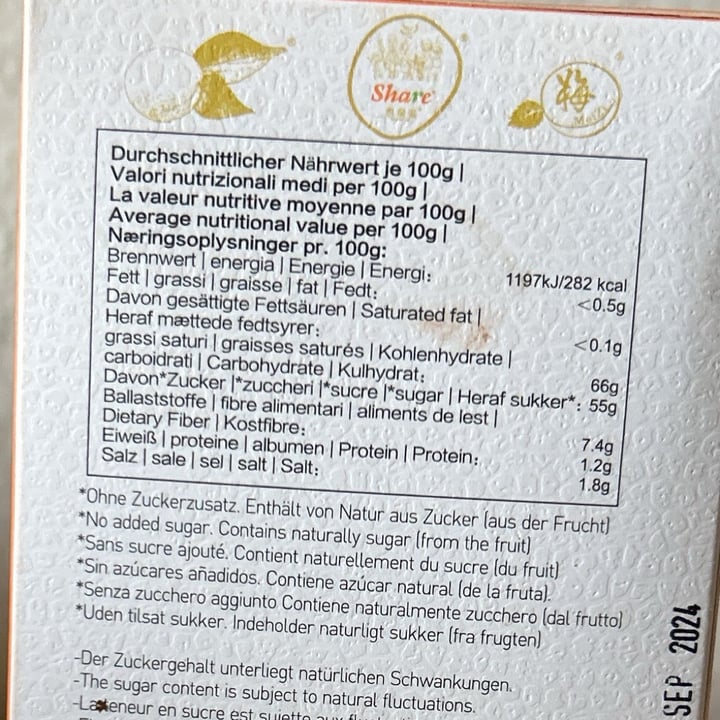 photo of Share original prugne fermentate shared by @lucasigno on  23 Jun 2024 - review