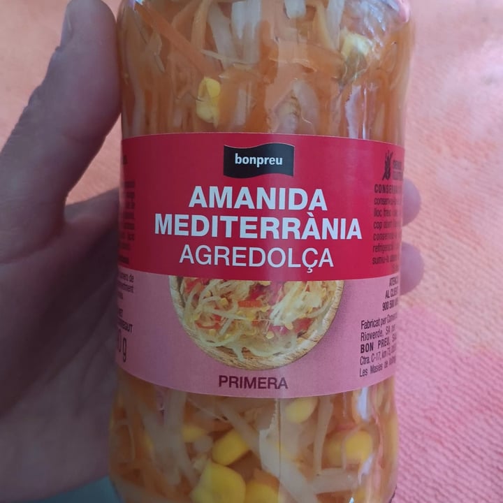photo of Bonpreu Ensalada Mediterránea Agridulce shared by @villacampa on  05 May 2025 - review
