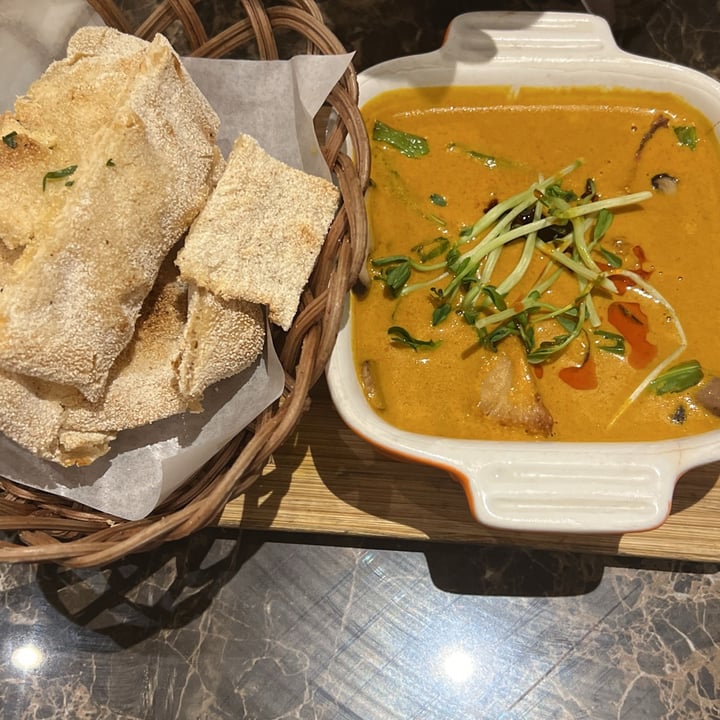 photo of ROOTS Bistronomy laksa mushroom stew with sourdough naan shared by @ginger-t on  10 May 2024 - review