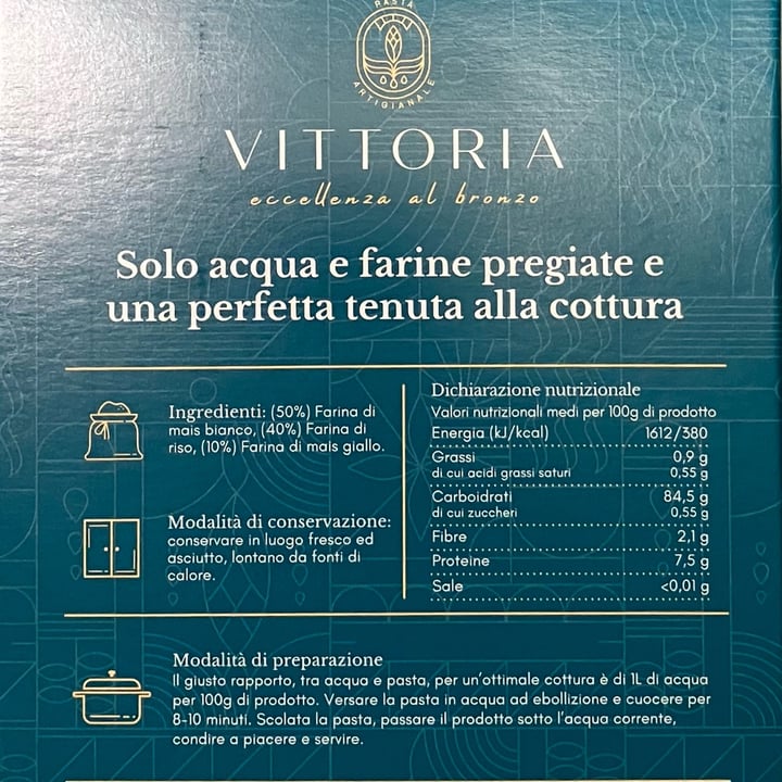 photo of Vittoria conchiglie senza glutine shared by @lucciola on  03 Apr 2024 - review