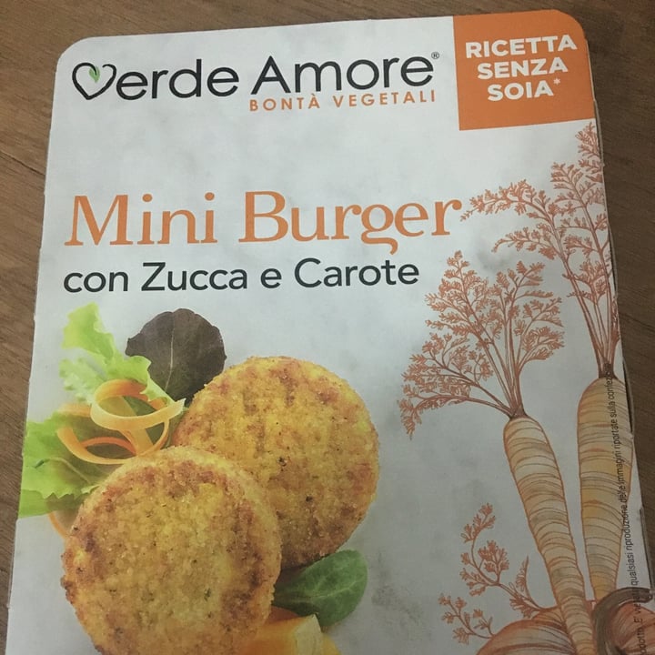 photo of Verde Amore Mini Burger con Zucca e Carote shared by @creadin21 on  01 Mar 2024 - review