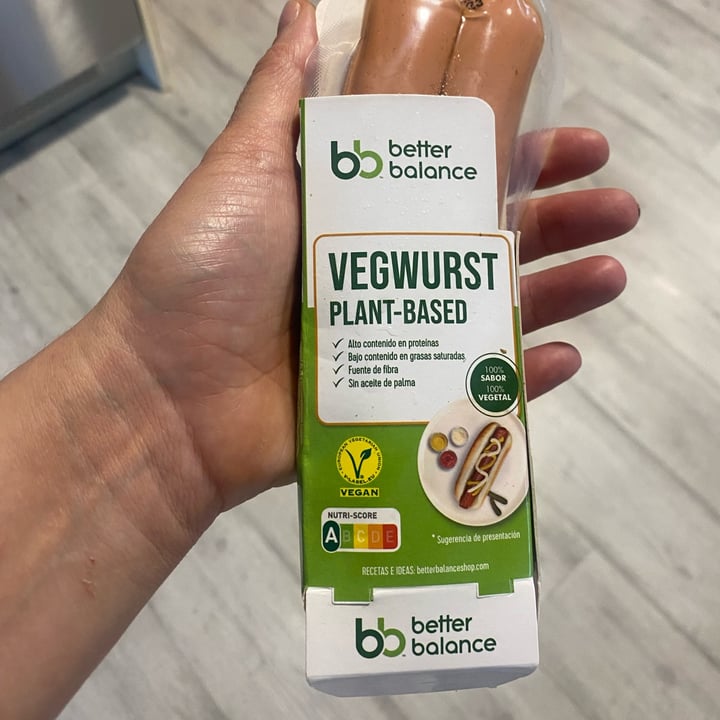 photo of better balance Vegwurst plant based shared by @susana01 on  30 Aug 2023 - review