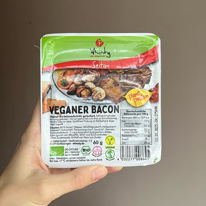 photo of Wheaty Veganer Bacon shared by @eml on  10 Dec 2024 - review