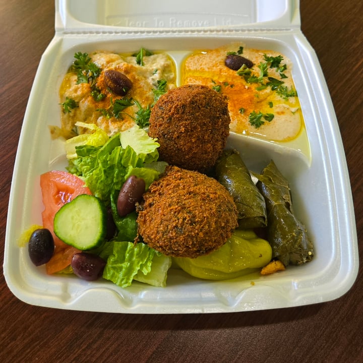 photo of Olive Mediterranean Grill Vegetarian Mix Platter shared by @agreene428 on  04 Aug 2025 - review