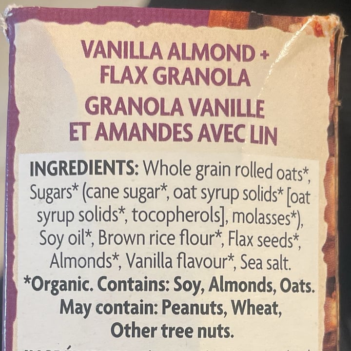 photo of Nature's Path Foods Vanilla Almond + Flax Granola shared by @nbacha on  25 Apr 2025 - review
