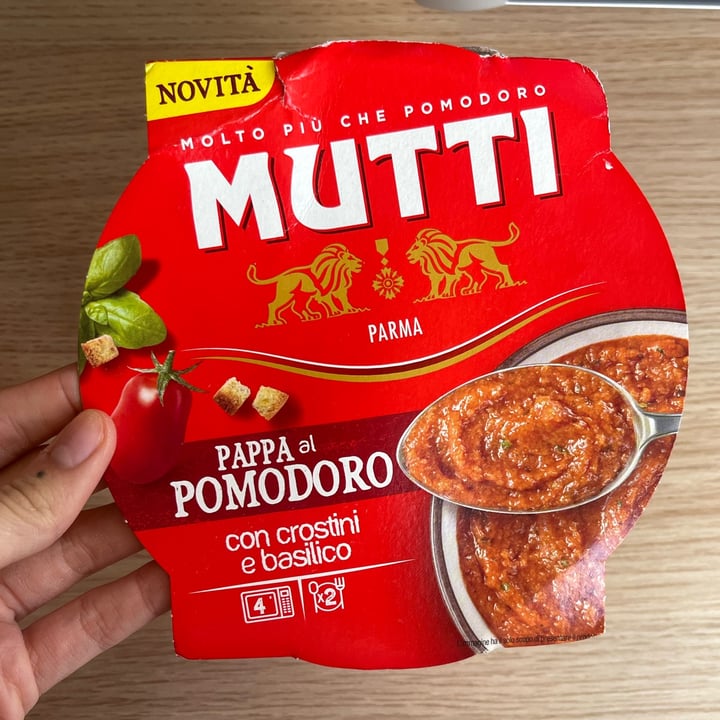 photo of Mutti Pappa al pomodoro shared by @giuliettaveg on  17 Oct 2023 - review