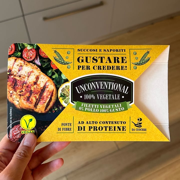 photo of Unconventional Filetti Vegetali 0% Pollo 100% Gusto - Plant Based Fillet shared by @chiararas92 on  22 Apr 2024 - review