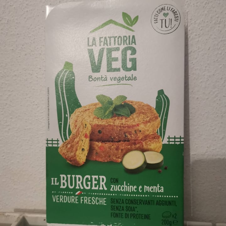 photo of la fattoria veg burger zucchine e menta shared by @kekolove72 on  02 May 2024 - review