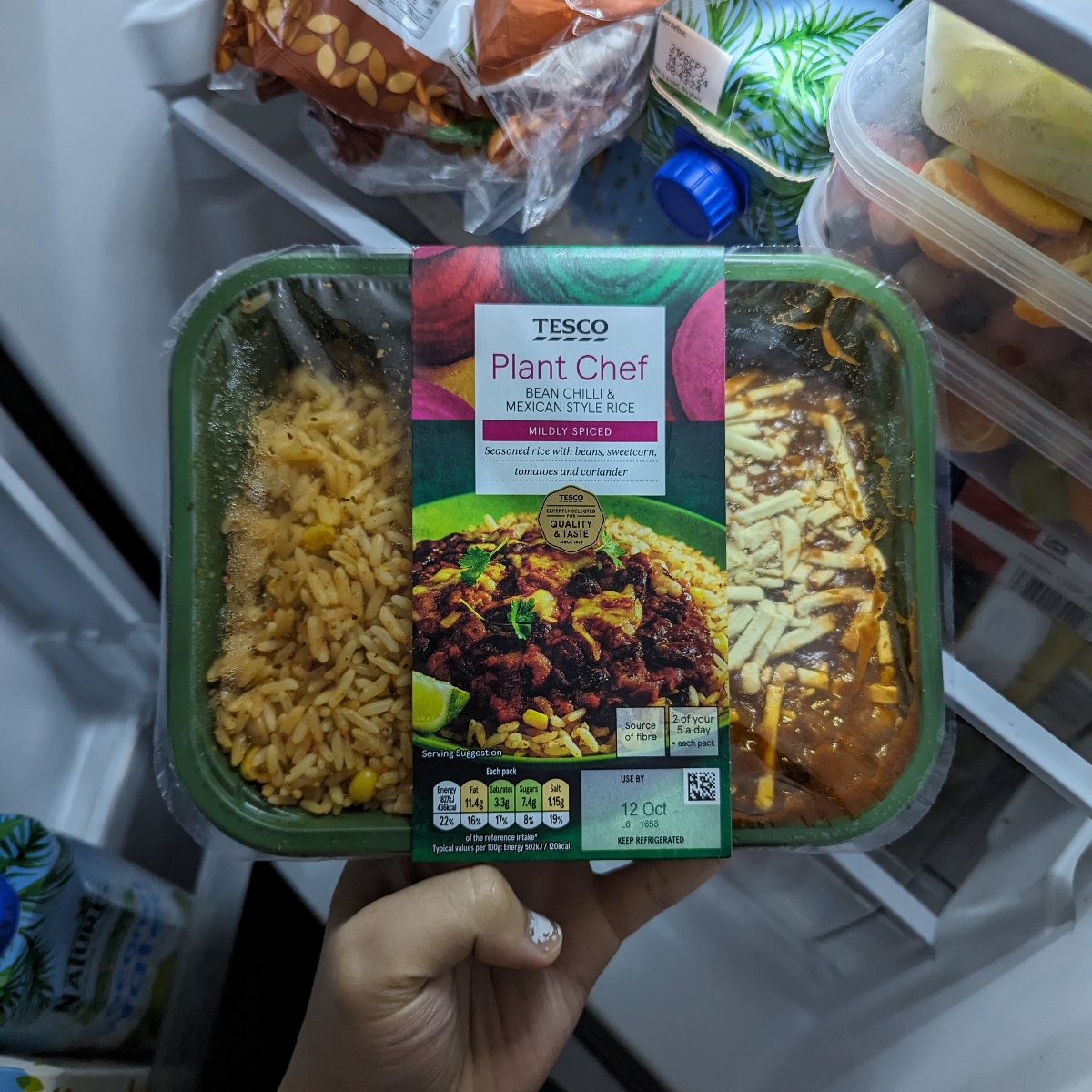 Bean Chilli & Mexican Style Rice from Tesco Plant Chef - Vegan Product ...