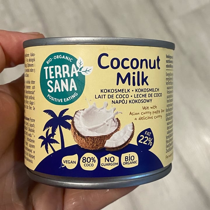 photo of Terra Sana Organic coconutmilk shared by @susana01 on  16 Apr 2024 - review