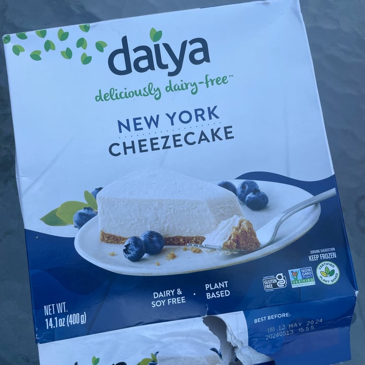 photo of Daiya Cheesecake New York Style shared by @clarendiee on  22 Jun 2024 - review