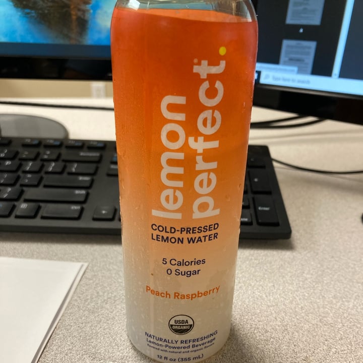 photo of Lemon perfect Peach raspberry cold-pressed lemon water shared by @lion1518 on  16 Jul 2025 - review