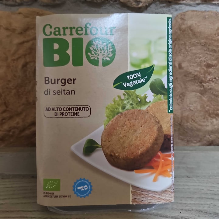 photo of Carrefour Bio Burger Di Seitan shared by @sonik on  22 Mar 2024 - review