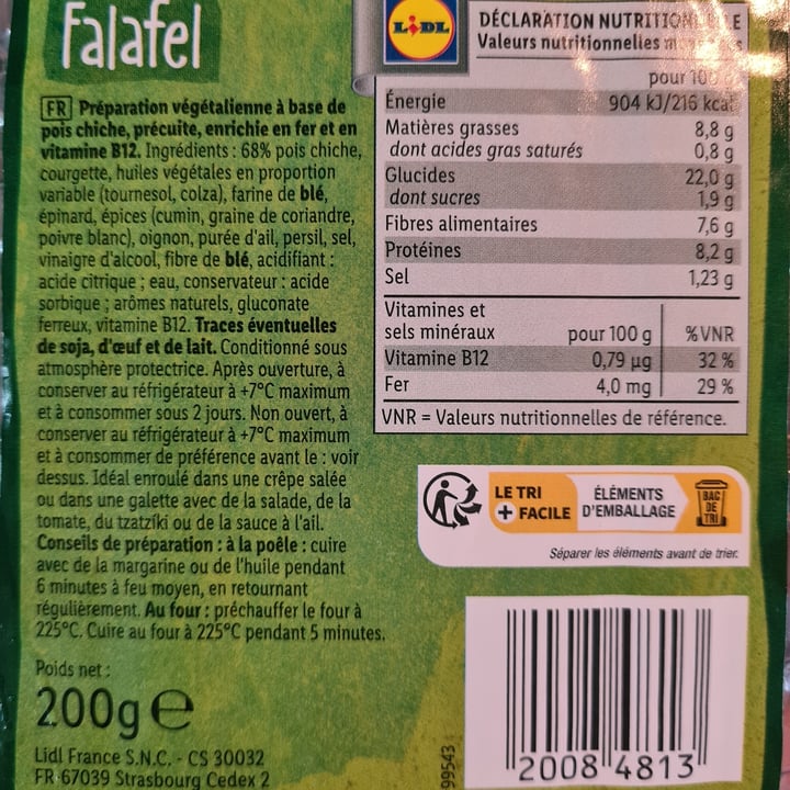 photo of Vemondo Bio Falafel Original shared by @wildbird on  05 Aug 2024 - review