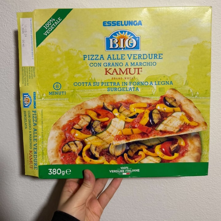 photo of Esselunga Bio Pizza alle verdure con grano kamut shared by @mari99 on  28 Apr 2024 - review