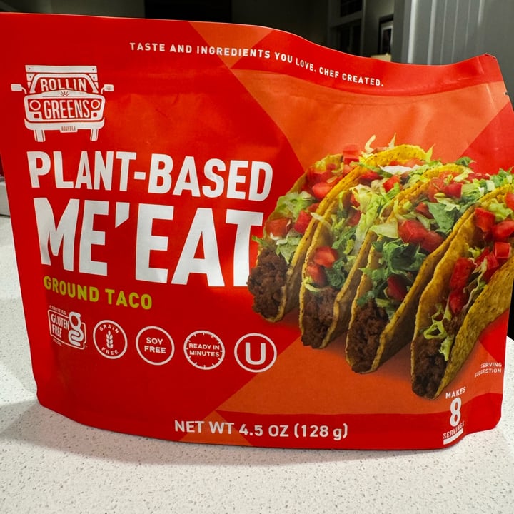 photo of RollinGreens Plant-Based Me’Eat Ground Taco shared by @yumi on  28 Jan 2024 - review