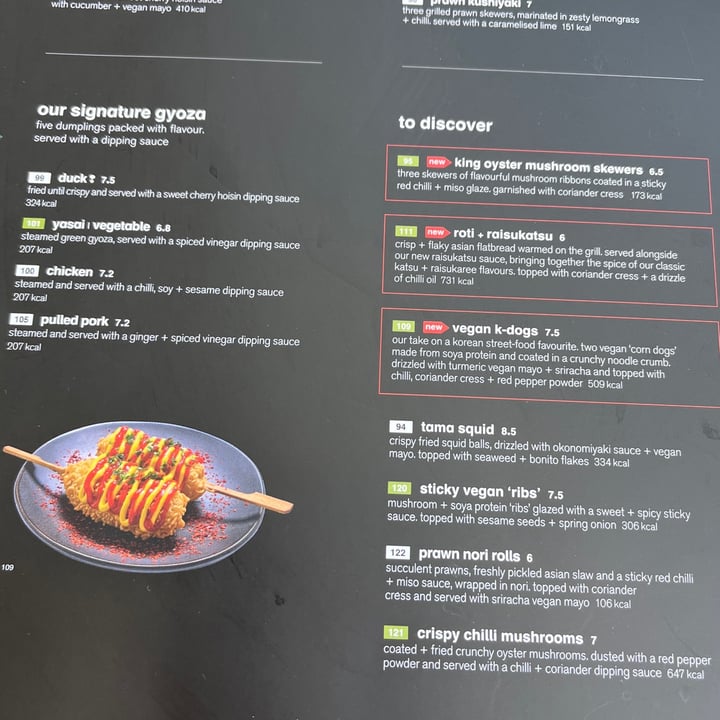 photo of Wagamama Wimbledon Vegan K-dogs shared by @alistar on  08 Oct 2023 - review