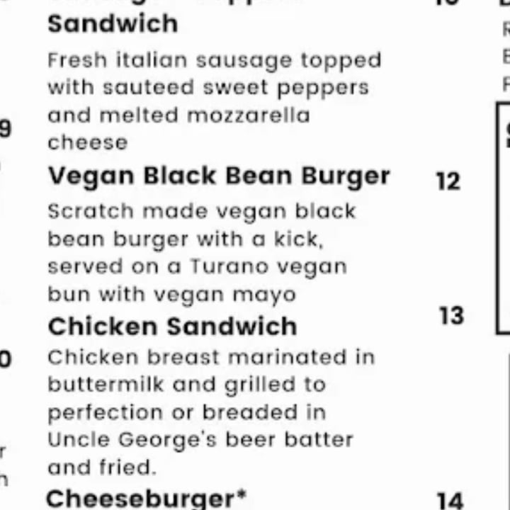 photo of Archives Bar and Grill Vegan Black Bean Burger shared by @ninetypercent on  18 May 2025 - review