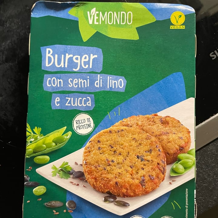 photo of Vemondo  Burger Semi di Lino e Zucca shared by @clalopre on  23 Sep 2023 - review