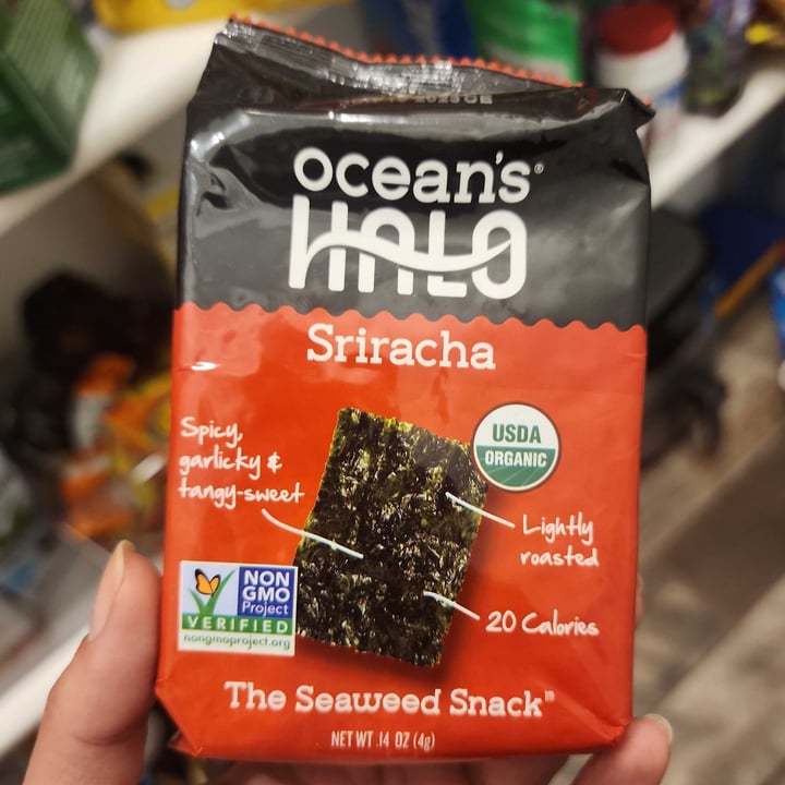 photo of Ocean's Halo Sriracha Seaweed Snack shared by @taifitcast on  24 Sep 2023 - review