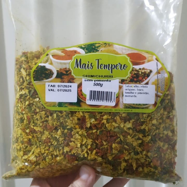 photo of Mais tempero chimichurri sem pimenta shared by @cassiot on  20 Jul 2024 - review
